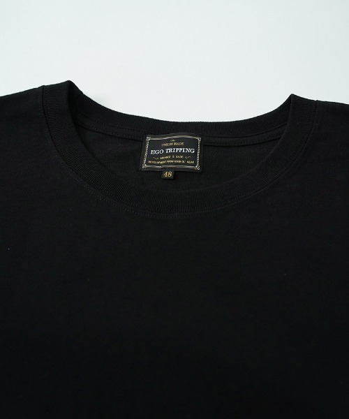 EGO TRIPPING（エゴトリッピング）の「mt10540- HEAVYOUNCE TEE short Tシャツ(666659)（Tシャツ/カットソー・メンズ・ブラック/ホワイト・50/48/46）」の9枚目の写真
