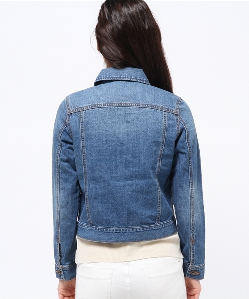 N.(N. Natural Beauty Basic)(エヌエヌナチュラルビューティーベーシック)の「SPRING Gジャン(デニムジャケット・レディース・ネイビー/ブルー・MEDIUM/SMALL)」の9枚目の写真