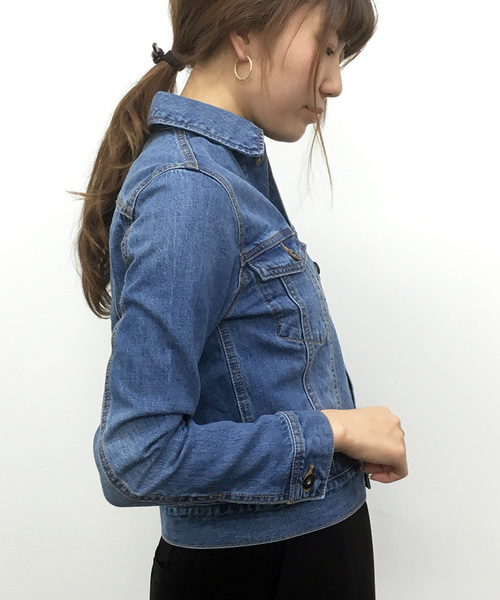 N.(N. Natural Beauty Basic)(エヌエヌナチュラルビューティーベーシック)の「SPRING Gジャン(デニムジャケット・レディース・ネイビー/ブルー・MEDIUM/SMALL)」の16枚目の写真