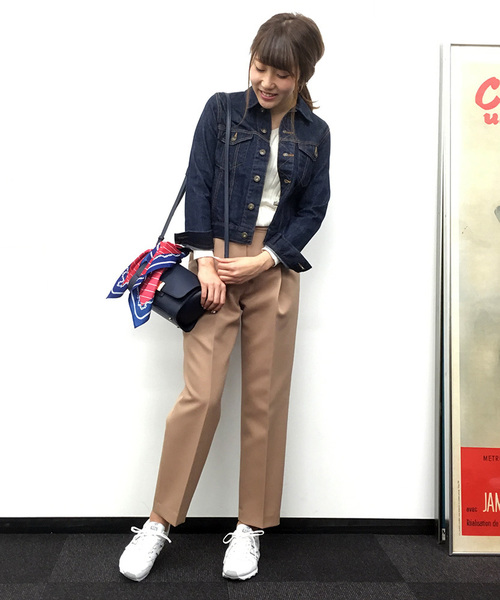 N.(N. Natural Beauty Basic)(エヌエヌナチュラルビューティーベーシック)の「SPRING Gジャン(デニムジャケット・レディース・ネイビー/ブルー・MEDIUM/SMALL)」の18枚目の写真