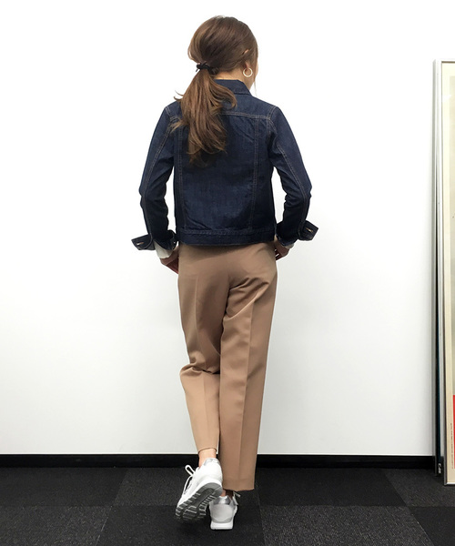 N.(N. Natural Beauty Basic)(エヌエヌナチュラルビューティーベーシック)の「SPRING Gジャン(デニムジャケット・レディース・ネイビー/ブルー・MEDIUM/SMALL)」の19枚目の写真