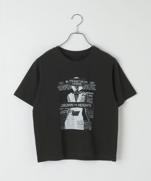 PAGEBOY(ページボーイ)の「コラージュT/半袖Tシャツ(Tシャツ/カットソー・レディース・ブラック/オフホワイト・FREE)」の20枚目の写真