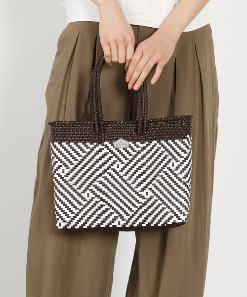 LOGEMENT DE CLAIRE(ロジュモンドクレール)の「【Moon Bird/ムーンバード】メルカドトートBAG(トートバッグ・レディース・ホワイト/ブラウン/ブラック・FREE)」の3枚目の写真
