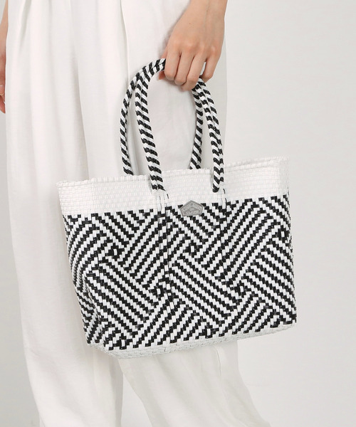 LOGEMENT DE CLAIRE(ロジュモンドクレール)の「【Moon Bird/ムーンバード】メルカドトートBAG(トートバッグ・レディース・ホワイト/ブラウン/ブラック・FREE)」の1枚目の写真