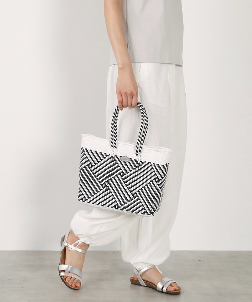 LOGEMENT DE CLAIRE(ロジュモンドクレール)の「【Moon Bird/ムーンバード】メルカドトートBAG(トートバッグ・レディース・ホワイト/ブラウン/ブラック・FREE)」の12枚目の写真
