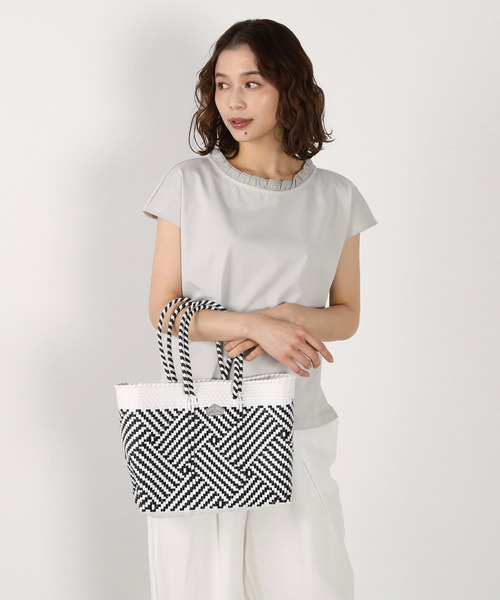 LOGEMENT DE CLAIRE(ロジュモンドクレール)の「【Moon Bird/ムーンバード】メルカドトートBAG(トートバッグ・レディース・ホワイト/ブラウン/ブラック・FREE)」の11枚目の写真