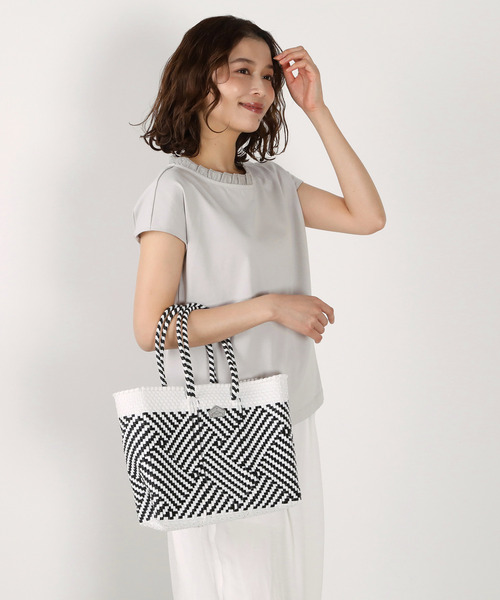 LOGEMENT DE CLAIRE(ロジュモンドクレール)の「【Moon Bird/ムーンバード】メルカドトートBAG(トートバッグ・レディース・ホワイト/ブラウン/ブラック・FREE)」の10枚目の写真