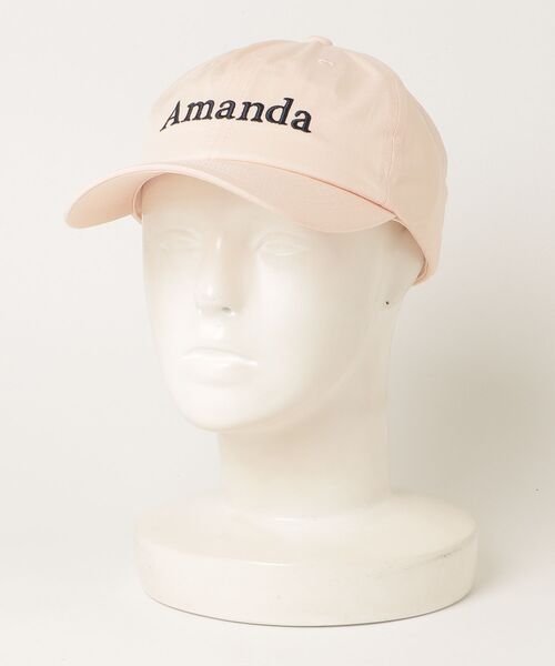 Odds(オッズ)の「(odds)WORD STITCH CAP(キャップ・レディース・ブラック/イエロー/ホワイト/ピンク・ONE SIZE)」の9枚目の写真