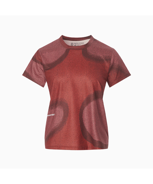 MENASOO（ミナス）の「Flow Dye T Shirt（Tシャツ/カットソー・レディース・グリーン/レッド/ブラック・L/2XL/S）」の3枚目の写真