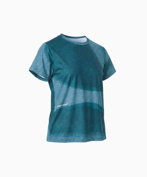 MENASOO（ミナス）の「Flow Dye T Shirt（Tシャツ/カットソー・レディース・グリーン/レッド/ブラック・L/2XL/S）」の5枚目の写真