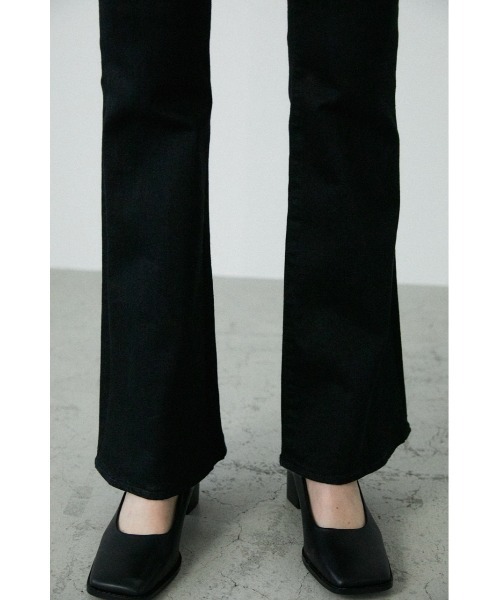 MOUSSY（マウジー）の「HW Rebirth FLARE（デニムパンツ・レディース・ブラック・23inch/24inch/25inch/26inch/27inch）」の7枚目の写真