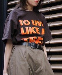 Scrap Book | 【ALL HOURS】6.0OZ MIDI WEGHT STANDARD TO LIVE LIKE A TREE(Tシャツ/カットソー)