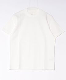 TAKA-Q | *ストレッチ 接触冷感 抗菌防臭 UV シルケットポンチ 綿混 スロープネック 半袖 Tシャツ メンズ(Tシャツ/カットソー)