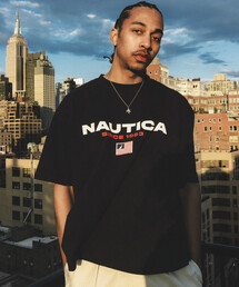 NAUTICA（ノーティカ）の「NAUTICA/ノーティカ Made in U.S.A ヘビーウェイト オーバーサイズ クルーネック プリントTシャツ type 1（Tシャツ/カットソー）」