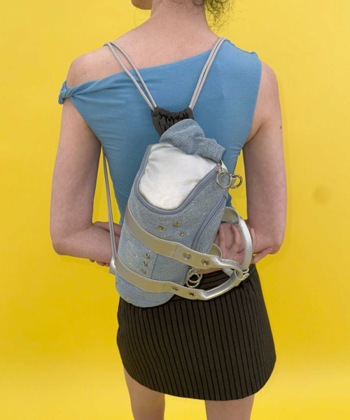 FILLINTHEBLANK(フィルインザブランク)の「Gig 3-way Bag (denim)(blue)(メッセンジャーバッグ・レディース・その他・FREE)」の4枚目の写真