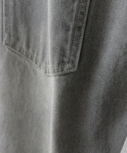 UNSTOA(アンストア)の「A-line Silhouette Cotton Distressed Denim Pants / Aラインシルエット コットンダメージデニムパンツ 秋服 冬服(デニムパンツ・メンズ・グレー・M/L)」の9枚目の写真