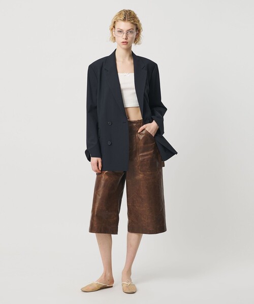 H BEAUTY&YOUTH UNITED ARROWS(エイチビューティーアンドユースユナイテッドアローズ)の「<H>トロピカルクロス ダブルブレスト ジャケット(テーラードジャケット・レディース・グレー系/ネイビー・M/S)」の7枚目の写真