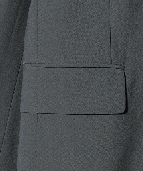 H BEAUTY&YOUTH UNITED ARROWS(エイチビューティーアンドユースユナイテッドアローズ)の「<H>トロピカルクロス ダブルブレスト ジャケット(テーラードジャケット・レディース・グレー系/ネイビー・M/S)」の13枚目の写真