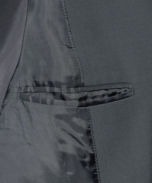 H BEAUTY&YOUTH UNITED ARROWS(エイチビューティーアンドユースユナイテッドアローズ)の「<H>トロピカルクロス ダブルブレスト ジャケット(テーラードジャケット・レディース・グレー系/ネイビー・M/S)」の14枚目の写真