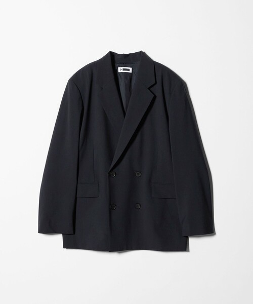 H BEAUTY&YOUTH UNITED ARROWS(エイチビューティーアンドユースユナイテッドアローズ)の「<H>トロピカルクロス ダブルブレスト ジャケット(テーラードジャケット・レディース・グレー系/ネイビー・M/S)」の17枚目の写真
