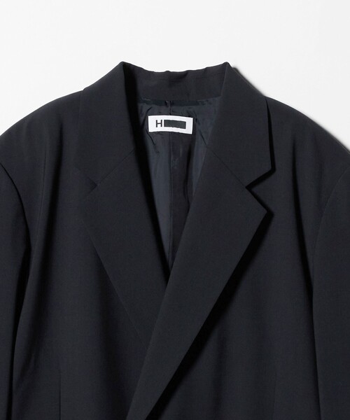 H BEAUTY&YOUTH UNITED ARROWS(エイチビューティーアンドユースユナイテッドアローズ)の「<H>トロピカルクロス ダブルブレスト ジャケット(テーラードジャケット・レディース・グレー系/ネイビー・M/S)」の19枚目の写真