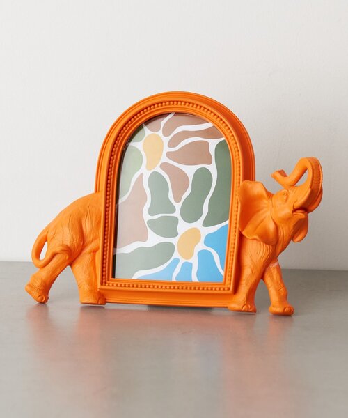 BIRTHDAY BAR(バースデイバー)の「Animal arch Photoframe 写真立て(フォトフレーム・レディース・オレンジ/グレー・0)」の3枚目の写真