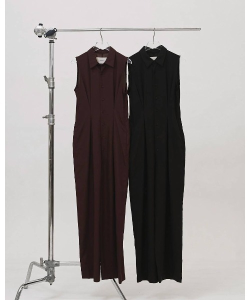 TODAYFUL（トゥデイフル）の「Linen Sleeveless Combinaison 12610303（その他パンツ・メンズ・バーガンディー/ブラック・38/36）」の3枚目の写真