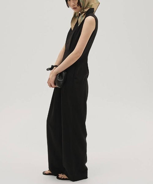 TODAYFUL（トゥデイフル）の「Linen Sleeveless Combinaison 12610303（その他パンツ・メンズ・バーガンディー/ブラック・38/36）」の4枚目の写真