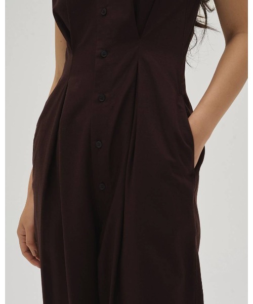 TODAYFUL（トゥデイフル）の「Linen Sleeveless Combinaison 12610303（その他パンツ・メンズ・バーガンディー/ブラック・38/36）」の7枚目の写真