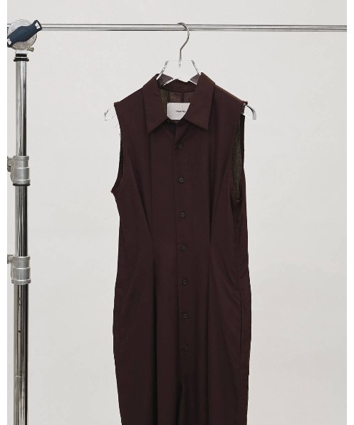 TODAYFUL（トゥデイフル）の「Linen Sleeveless Combinaison 12610303（その他パンツ・メンズ・バーガンディー/ブラック・38/36）」の10枚目の写真