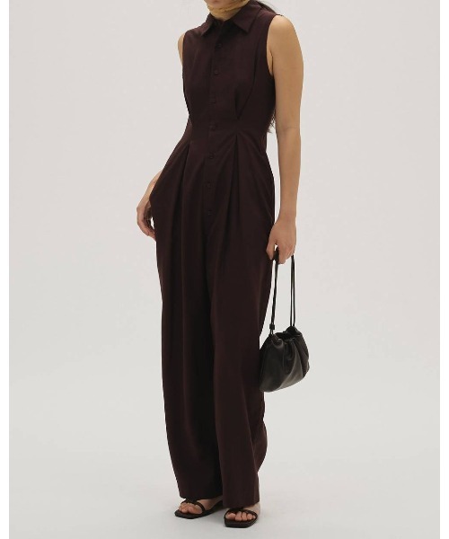 TODAYFUL（トゥデイフル）の「Linen Sleeveless Combinaison 12610303（その他パンツ・メンズ・バーガンディー/ブラック・38/36）」の8枚目の写真
