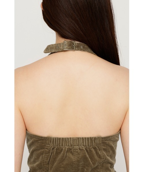 SLY(スライ)の「MIRITARY HALTER VEST ミリタリーホルターベスト 夏服 秋服(ベスト・レディース・カーキ/ダークブルー・FREE)」の20枚目の写真