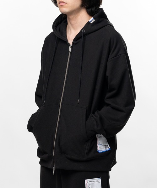 In・stru(men-tal).(インストルメンタル)の「French Terry Zip-up Hoodie(パーカー・メンズ・ダークグレー/ブラック・46/44/48)」の6枚目の写真
