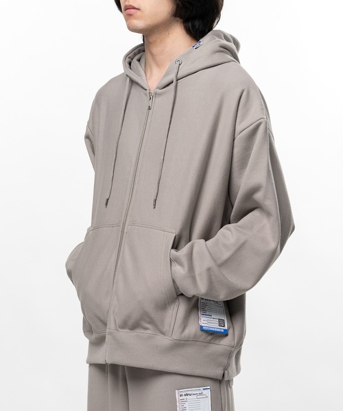 In・stru(men-tal).(インストルメンタル)の「French Terry Zip-up Hoodie(パーカー・メンズ・ダークグレー/ブラック・46/44/48)」の10枚目の写真