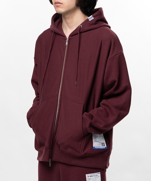 In・stru(men-tal).(インストルメンタル)の「French Terry Zip-up Hoodie(パーカー・メンズ・ダークグレー/ブラック・46/44/48)」の22枚目の写真