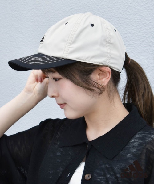 Bleu Bleuet(ブルーブルーエ)の「adidasバイカラーキャップ(キャップ・レディース・ブラック/ブラウン/グリーン・FREE)」の11枚目の写真
