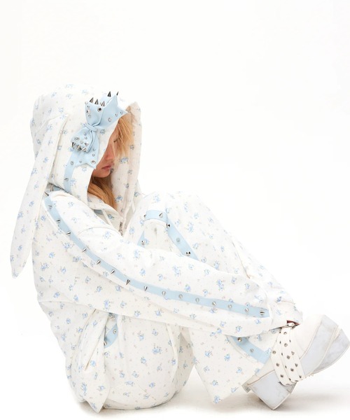 L.H.P(エルエイチピー)の「CFIERCE/フィアス/ROSE THORN HOODIE(パーカー・レディース・ホワイト・S/M)」の4枚目の写真