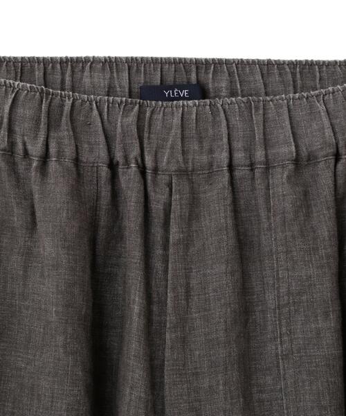 YLEVE(イレーヴ)の「YLEVE / LINEN POPLIN PANTS(その他パンツ・メンズ・ブラウン/ブラック系その他・3/4)」の6枚目の写真