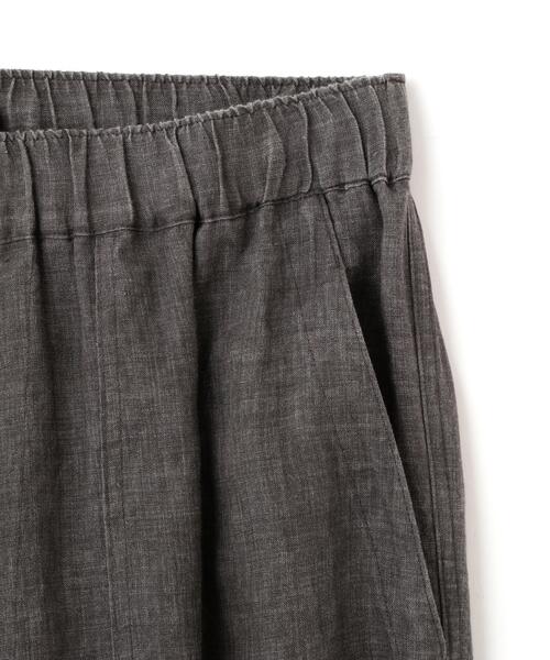 YLEVE(イレーヴ)の「YLEVE / LINEN POPLIN PANTS(その他パンツ・メンズ・ブラウン/ブラック系その他・3/4)」の7枚目の写真