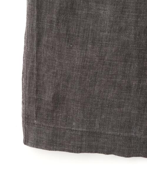 YLEVE(イレーヴ)の「YLEVE / LINEN POPLIN PANTS(その他パンツ・メンズ・ブラウン/ブラック系その他・3/4)」の8枚目の写真