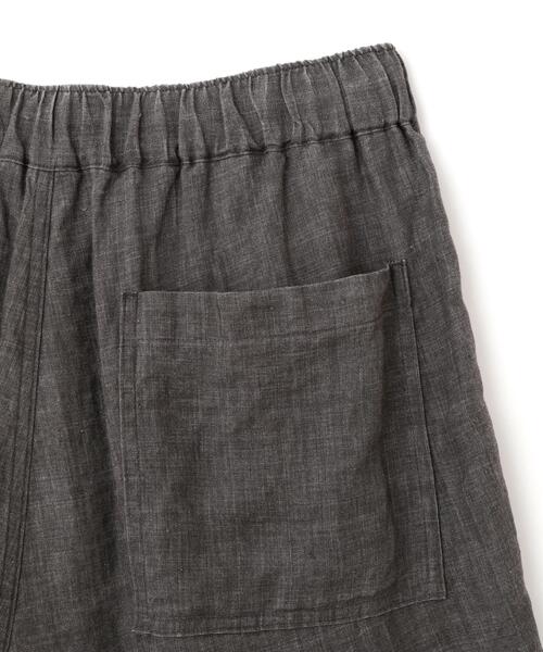 YLEVE(イレーヴ)の「YLEVE / LINEN POPLIN PANTS(その他パンツ・メンズ・ブラウン/ブラック系その他・3/4)」の9枚目の写真