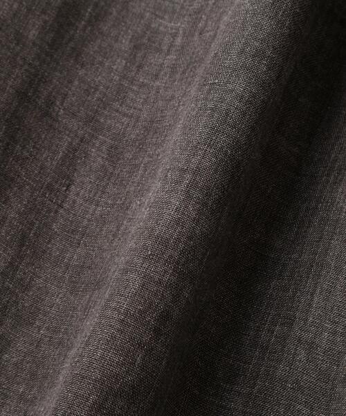YLEVE(イレーヴ)の「YLEVE / LINEN POPLIN PANTS(その他パンツ・メンズ・ブラウン/ブラック系その他・3/4)」の10枚目の写真