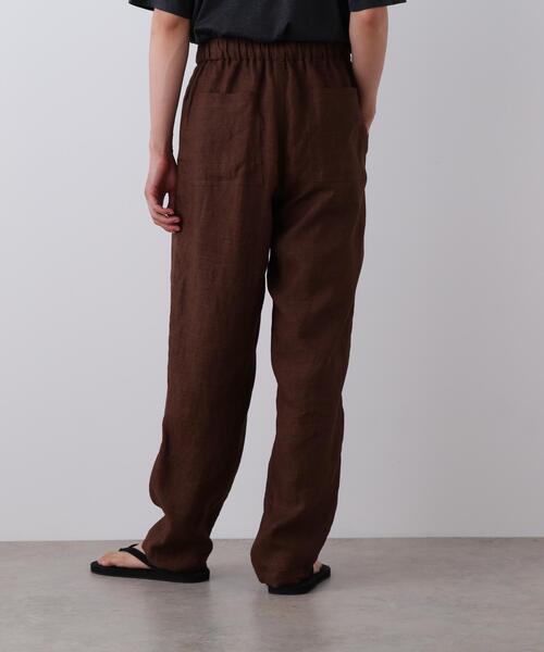 YLEVE(イレーヴ)の「YLEVE / LINEN POPLIN PANTS(その他パンツ・メンズ・ブラウン/ブラック系その他・3/4)」の14枚目の写真