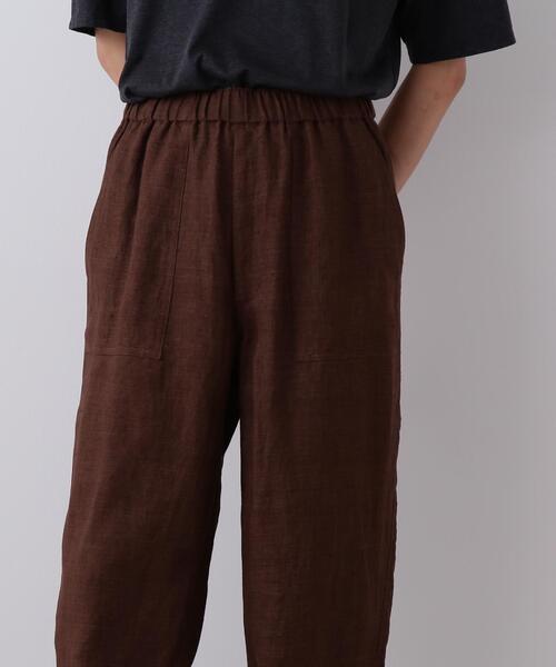 YLEVE(イレーヴ)の「YLEVE / LINEN POPLIN PANTS(その他パンツ・メンズ・ブラウン/ブラック系その他・3/4)」の15枚目の写真