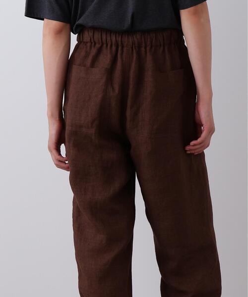 YLEVE(イレーヴ)の「YLEVE / LINEN POPLIN PANTS(その他パンツ・メンズ・ブラウン/ブラック系その他・3/4)」の16枚目の写真