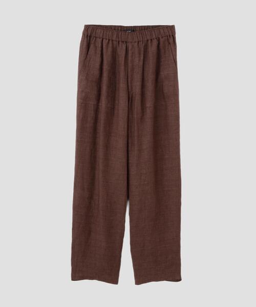 YLEVE(イレーヴ)の「YLEVE / LINEN POPLIN PANTS(その他パンツ・メンズ・ブラウン/ブラック系その他・3/4)」の17枚目の写真