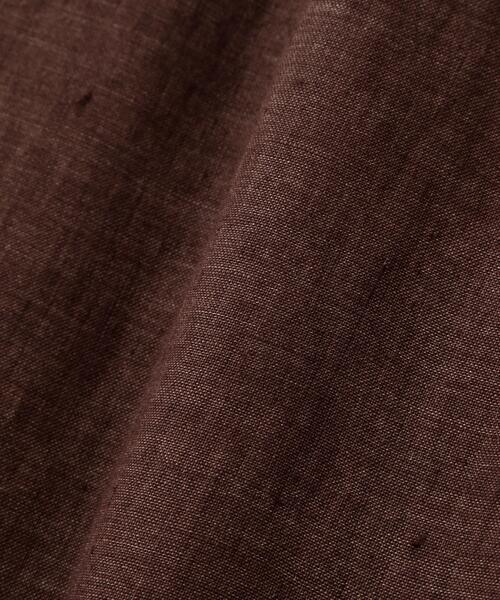 YLEVE(イレーヴ)の「YLEVE / LINEN POPLIN PANTS(その他パンツ・メンズ・ブラウン/ブラック系その他・3/4)」の18枚目の写真