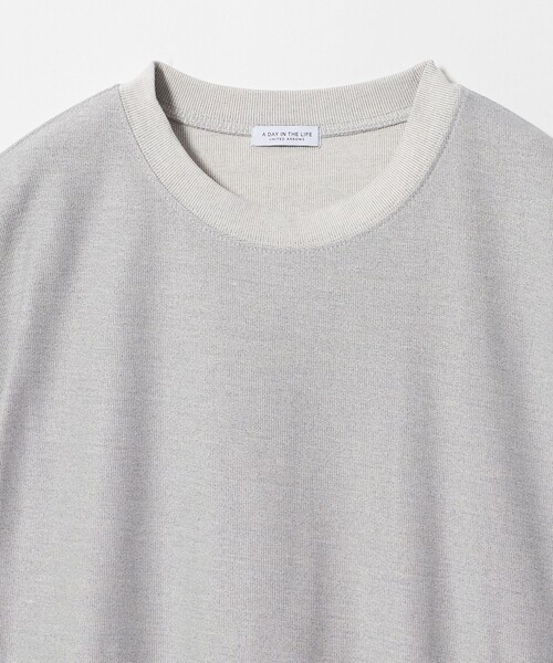 A DAY IN THE LIFE UNITED ARROWS(アデイインザライフユナイテッドアローズ)の「スウェットライク イージーTシャツ <A DAY IN THE LIFE>(Tシャツ/カットソー・レディース・ライトグレー/ライム/ダークブラウン・FREE)」の15枚目の写真