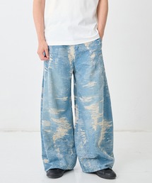 TAAKK（ターク）の「【TAAKK/ターク】DENIM CURVED PANTS（デニムパンツ）」