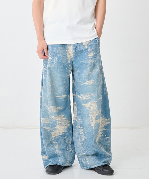 TAAKK/ターク】DENIM CURVED PANTS（デニムパンツ）｜TAAKK（ターク
